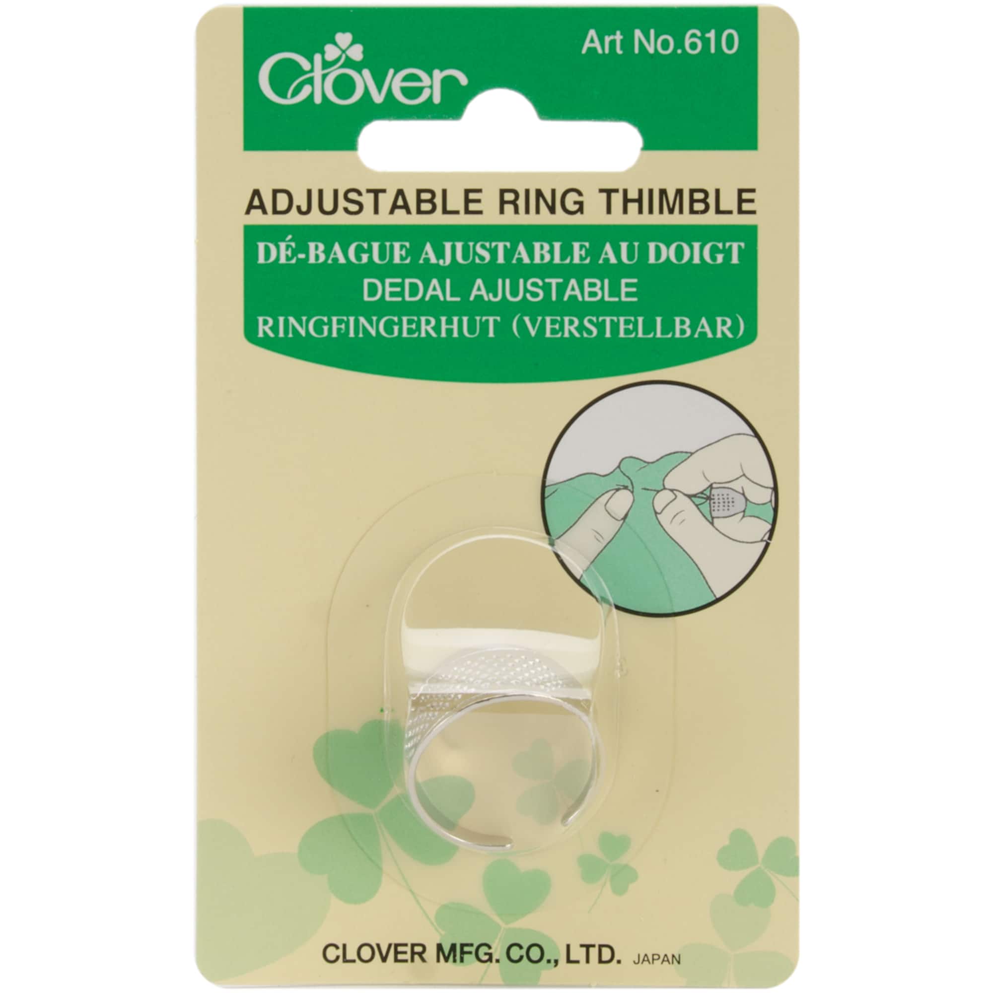 Clover Adjustable Ring Thimble